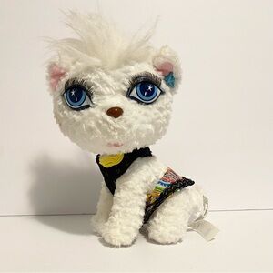 Barbie Doll My Scene Pet Dog Yorkie White Puppy For Kennedy Plush Stuffed Animal